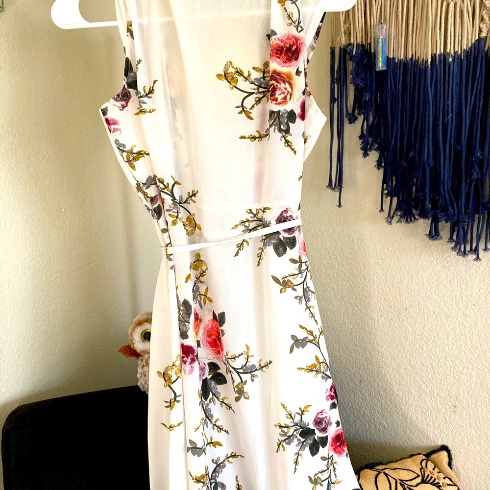 💞Very sexy size large wrap dress (fits like M)💘